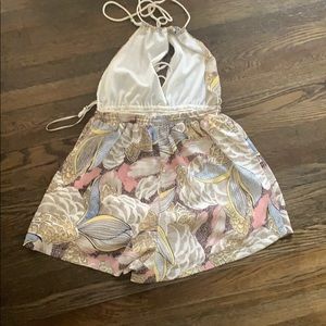 Sabo Skirt Other - Backless halter romper Sabo Skirt Other - Backless halter romper